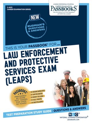 cover image of Law Enforcement and Protective Services Exam (LEAPS)